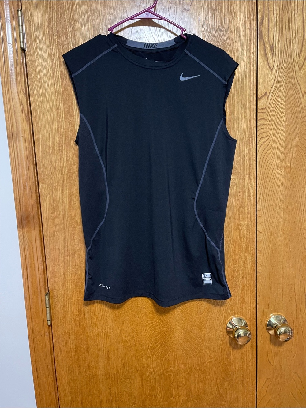 Nike Men’s Black Sleeveless Dri-FIT Training Tank